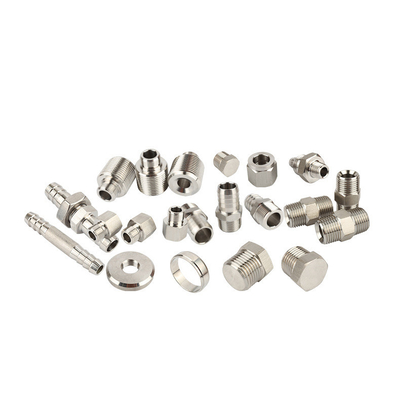 ชิ้นส่วนโลหะ CNC OEM แบบกำหนดเองชุบสังกะสี / ชุบโครเมียม DIN Standard