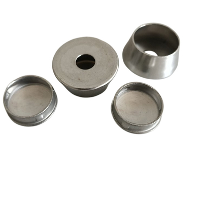 ชิ้นส่วนปั๊มขึ้นรูปอลูมิเนียมทองแดง 0.1mm-12mm Metal Deep Drawing Parts
